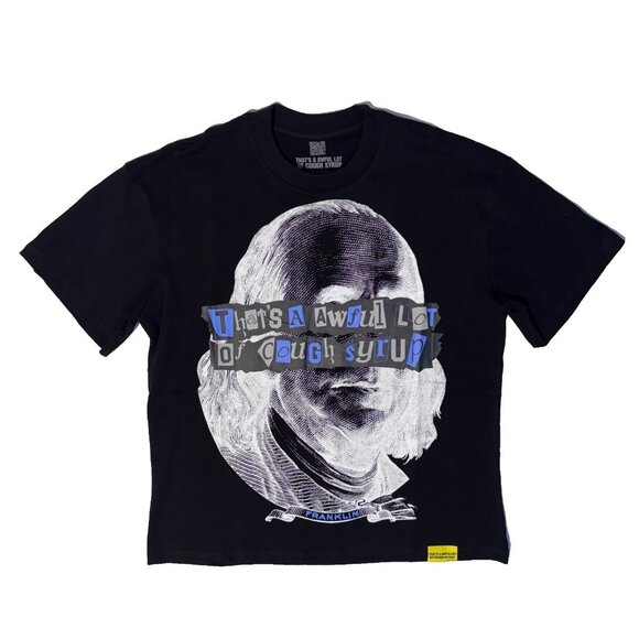 Trapstar x Awful Lot Of Cough Syrup Benjamin Tshirt - M ALOCS Desto Dubb Black - Picture 1 of 5